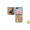 Dėklas Samsung Galaxy Z Flip7 Flipsuit Skaidrus Monochromatinis