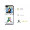 Dėklas Samsung Galaxy Z Flip7 Flipsuit Skaidrus Monochromatinis