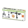 Techly ICA-LCD-482-T trijų monitorių stovas ant stalo, 13-24 colių