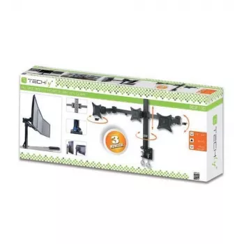 Techly ICA-LCD-482-T trijų monitorių stovas ant stalo, 13-24 colių