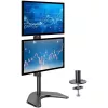 Laikiklis dviems monitoriams Techly ICA-LCD 2520V 68,6 cm (27 col.) stalas Juoda