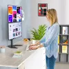 Laikiklis dviems monitoriams Techly ICA-LCD 2520V 68,6 cm (27 col.) stalas Juoda
