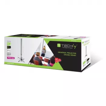 Techly projektoriaus lubinis stovas su prailginimu 60-102 cm sidabrinis ICA-PM 102XL