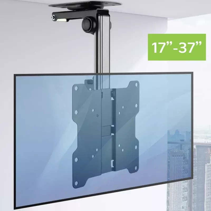 Techly sulankstomas lubinis laikiklis televizoriui LED/LCD 17–37 colių juodas