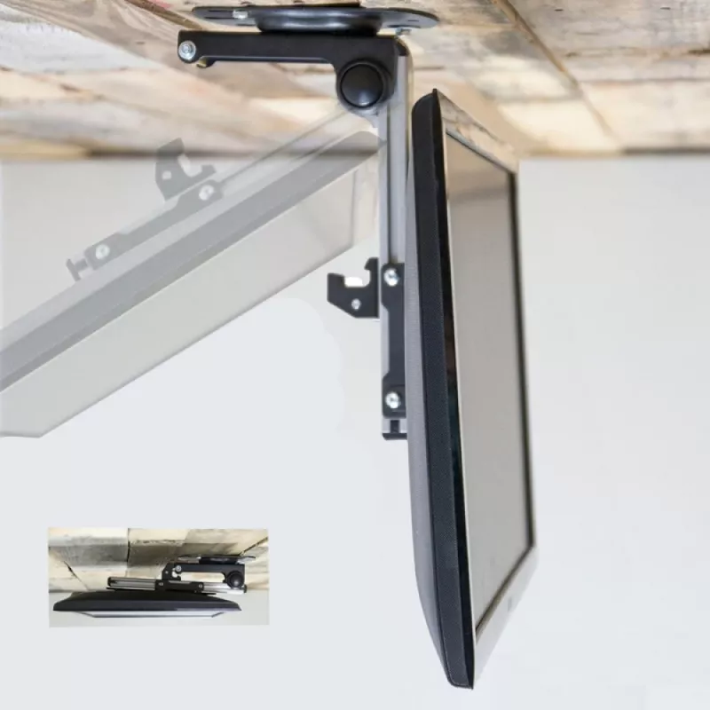 Techly sulankstomas lubinis laikiklis televizoriui LED/LCD 17–37 colių juodas
