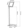 Apsauginis stovas planšetei Techly ICA-TBL-1501 25,6 cm (10,1 inch) baltas