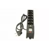 Apsauginis filtras Lestar LX 610 G-A – 6 IEC 320 lizdai, 1,5 m laidas, 155 J, 230 V, juodas