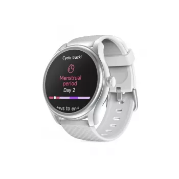 Hama Fit Watch 5010 išmanusis laikrodis, 1,38 colio (3,51 cm) LCD, 46 mm, pulso matavimas, SpO2, IP68, Bluetooth, sidabrinis