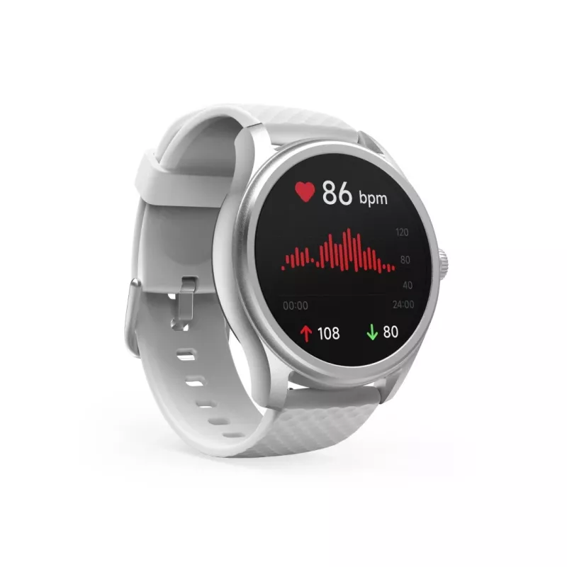 Hama 5010 3.51 cm (1.38 coli) LCD jutiklinis ekranas 46 mm skaitmeninė apyrankė sidabrinė