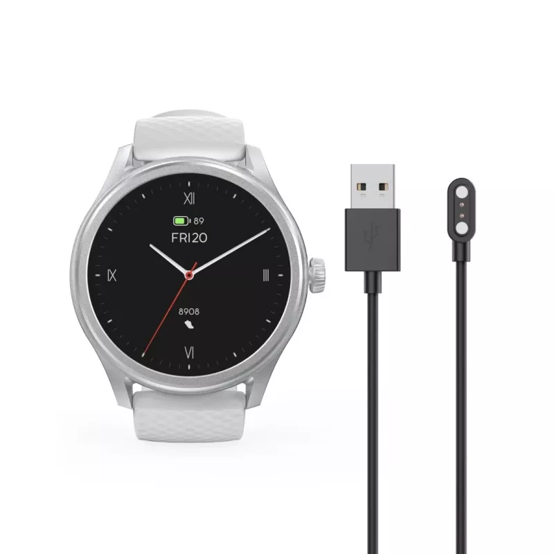 Hama 5010 3.51 cm (1.38 coli) LCD jutiklinis ekranas 46 mm skaitmeninė apyrankė sidabrinė