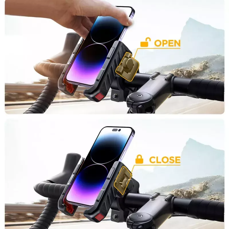 Telefono laikiklis motociklui Joyroom JR-ZS266 reguliuojamas, tvirtas, skirtas vairui