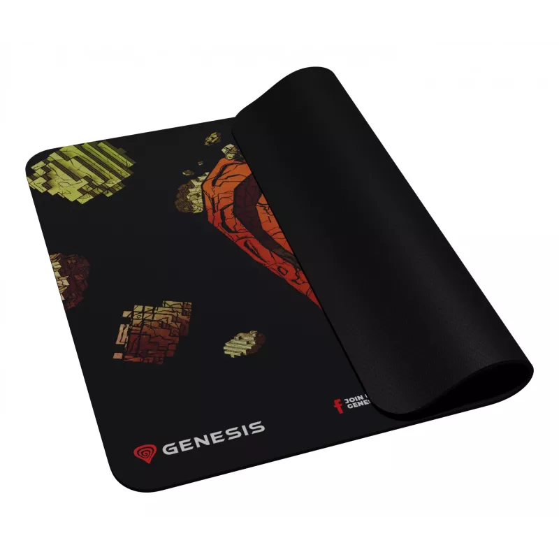 GENESIS Ancient Stone, įvairiaspalvis, paveikslėlis, audinys, guma, žaidimų pelės kilimėlis