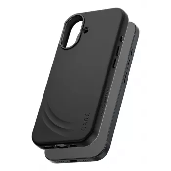 Apsauginis dėklas PanzerGlass CARE Feature FLOW Case Black su MagSafe, skirtas iPhone 17
