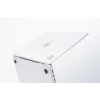 ZAGG apsauginis dėklas MacBook Air 13 colių (M3/M2) permatomas sidabrinis