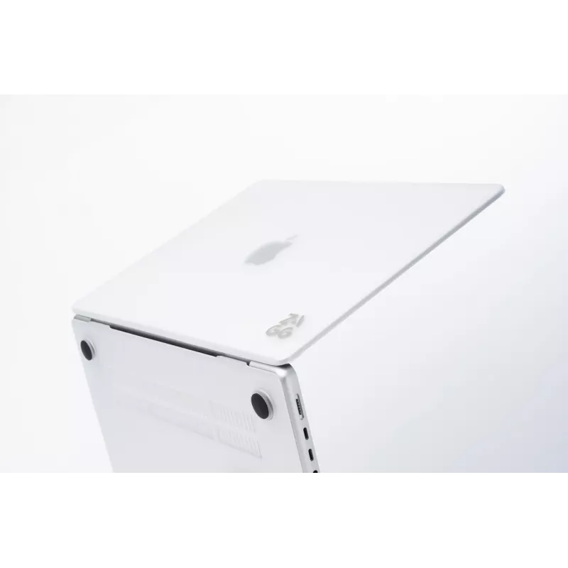 ZAGG apsauginis dėklas MacBook Air 13 colių (M3/M2) permatomas sidabrinis