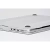 ZAGG apsauginis dėklas MacBook Air 13 colių (M3/M2) permatomas sidabrinis