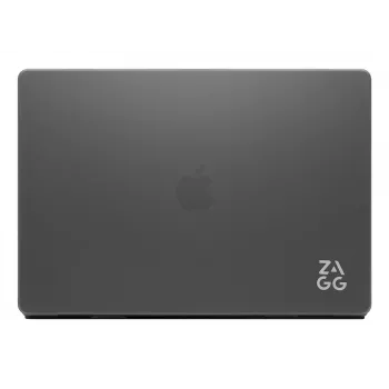 Kietas dėklas Zagg MacBook Air 13 (M3/M2) — Dūminis, preciziškai priglundantis apsauginis korpusas