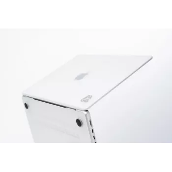 Kietas dėklas Zagg MacBook Pro 16 M3/M2/M1 permatomas – skaidrus apsauginis apvalkalas
