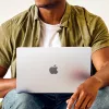 Kietas dėklas Zagg MacBook Pro 16 M3/M2/M1 permatomas – skaidrus apsauginis apvalkalas