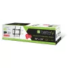 Techly ICA-PLB 59T sieninis televizoriaus laikiklis 32-70 colių (81-178 cm), pakreipiamas, 70 kg, plonas 49 mm, juodas