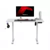 huzaro Hero 8.1 – elektrinis reguliuojamo aukščio stalas baltas 120×60 cm