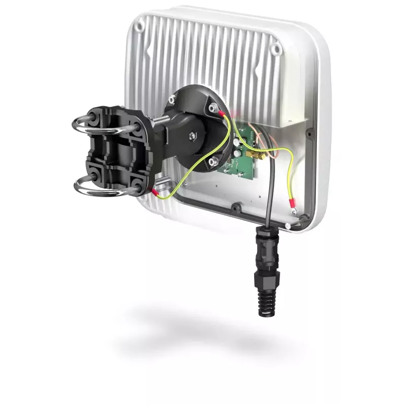 QuWireless QuMax A140M kryptinė LTE antena, skirta Teltonika TRB140, iki 6 dBi, IP67, PoE/LAN, balta