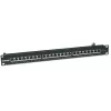Intellinet Patch Panel Cat6 FTP 24 prievadai 1U ekranuotas 90° viršutinis Punch-Down blokas juodas