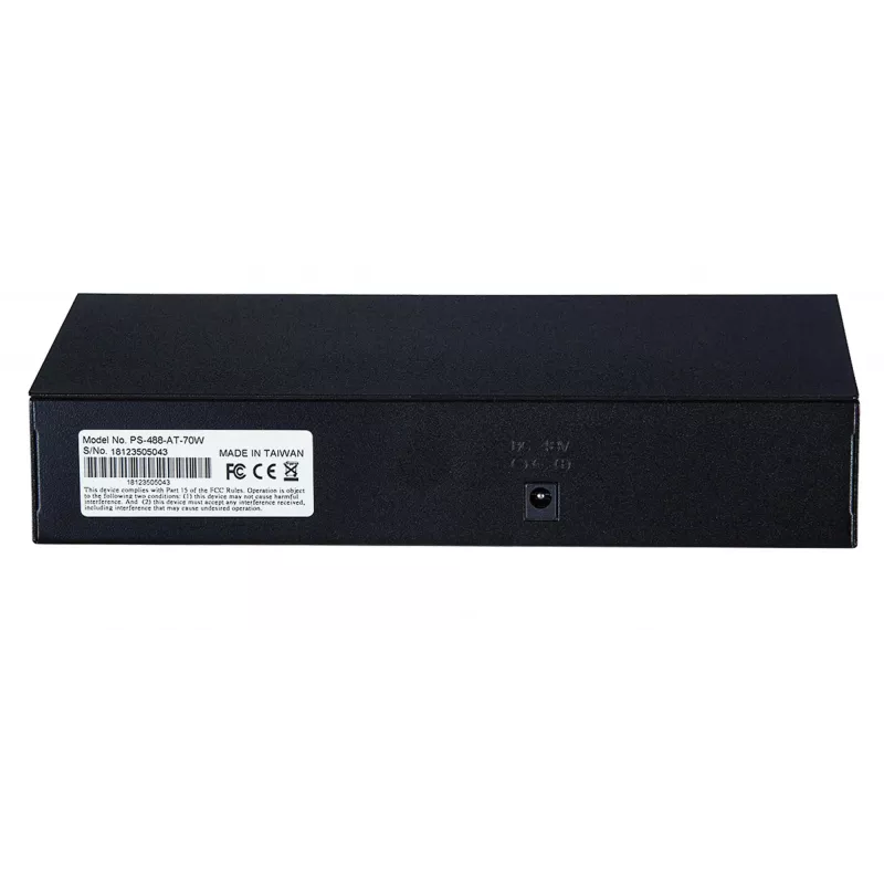 Intellinet 8 prievadų Fast Ethernet PoE+ jungiklis, 8 PoE prievadai, 1,6 Gbit/s