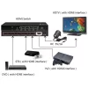Techly HDMI jungiklis 5 į 1 su nuotolinio valdymo pulteliu, 4Kx2K, 3D IDATA HDMI-4K51