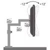 Techly ICA-LCD 502BK ilgos rankos monitoriaus stovas 13-27 colių, pakreipiamas