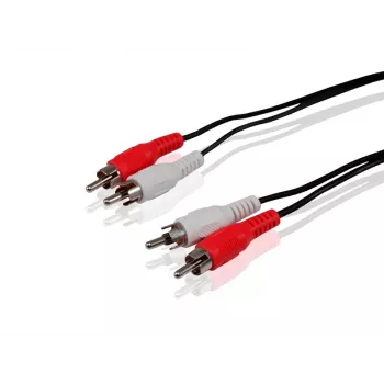 Conceptronic RCA garso laidas, RCA, vyriškas, RCA, vyriškas, 5 m, juodas