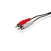 Conceptronic RCA garso laidas, RCA, vyriškas, RCA, vyriškas, 5 m, juodas