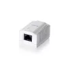 Equip 1-Port Cat.5e paviršinė montavimo dėžutė, RJ-45, 5e, balta, 39 mm, 29,5 mm, 54 mm