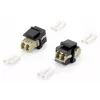 Equip 125570 šviesolaidžio Keystone adapteris, LC Duplex, LC/LC, smėlio/juodas, 17,8 x 29 mm, 8 vnt. rinkinys