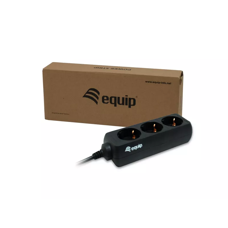 Ilgintuvas Equip 3 lizdai, 1,1 m laidas