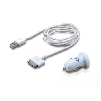 Conceptronic automobilinis planšetinio kompiuterio įkroviklis 2A, „Apple“, cigarečių degtukas, 5 V, baltas