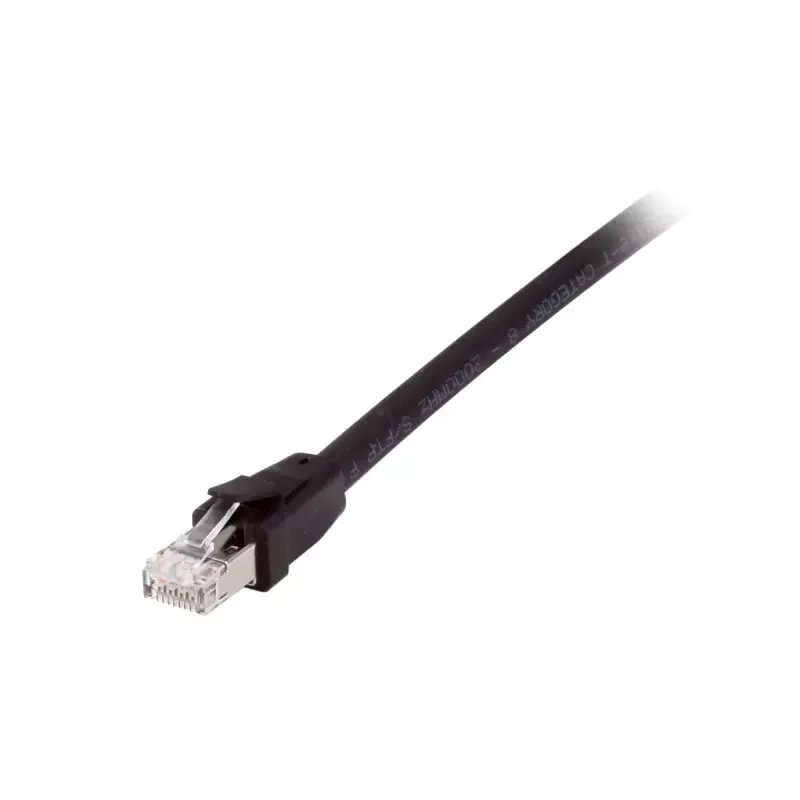 Equip Cat 8.1 S/FTP (PIMF) jungiamasis laidas, LSOH, 5,0 m, juodas