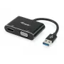 Equip USB 3.0 į HDMI/VGA adapteris, 3.2 Gen 1 (3.1 Gen 1), USB Type-A, HDMI išvestis, 1920 x 1080 pikseliai