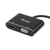 Equip USB 3.0 į HDMI/VGA adapteris, 3.2 Gen 1 (3.1 Gen 1), USB Type-A, HDMI išvestis, 1920 x 1080 pikseliai