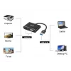 Equip USB 3.0 į HDMI/VGA adapteris, 3.2 Gen 1 (3.1 Gen 1), USB Type-A, HDMI išvestis, 1920 x 1080 pikseliai