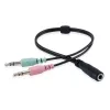 Ausinės Equip Chat Headset laidinės, lankeliu, skambučiams ir muzikai, juodos