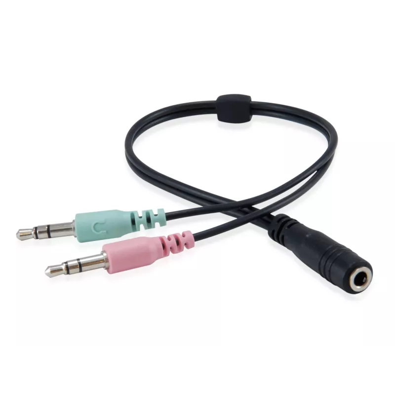 Ausinės Equip Chat Headset laidinės, lankeliu, skambučiams ir muzikai, juodos