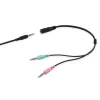Ausinės Equip Chat Headset laidinės, lankeliu, skambučiams ir muzikai, juodos