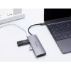 Equip USB-C 7 viename universalus adapteris, USB 3.2 Gen 1 (3.1 Gen 1) Type-C, 100 W, sidabrinis, MicroSD, SD, 4K Ultra HD, 30 Hz