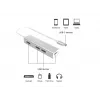 Equip 128958 USB-C į 4 USB 3.0 prievadų šakotuvas, USB 3.2 Gen 1, USB Type-A, 5 Gbps