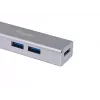 Equip 128958 USB-C į 4 USB 3.0 prievadų šakotuvas, USB 3.2 Gen 1, USB Type-A, 5 Gbps