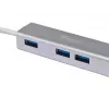 Equip 128958 USB-C į 4 USB 3.0 prievadų šakotuvas, USB 3.2 Gen 1, USB Type-A, 5 Gbps