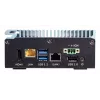 Shuttle Edge PC SPCEL02 – belaidis mini kompiuteris, Intel Celeron J6412, 1x HDMI, 2x 2.5G LAN, 1x COM, DIO (4 į, 4 iš), 3x USB, 2x M.2, 12-24V, 24/7 darbas, be ventiliatoriaus, su VESA ir DIN-RAIL laikikliais