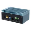 Shuttle Edge PC SPCEL02 – belaidis mini kompiuteris, Intel Celeron J6412, 1x HDMI, 2x 2.5G LAN, 1x COM, DIO (4 į, 4 iš), 3x USB, 2x M.2, 12-24V, 24/7 darbas, be ventiliatoriaus, su VESA ir DIN-RAIL laikikliais