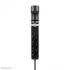 Neomounts DS22-840BL6 stalinis kištukinis lizdas su spaustuku ir USB-C bei USB-A prievadais – greitas įkrovimas